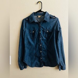 The Original ARIZONA Jean Company Women’s blue Denim long sleeved shirt